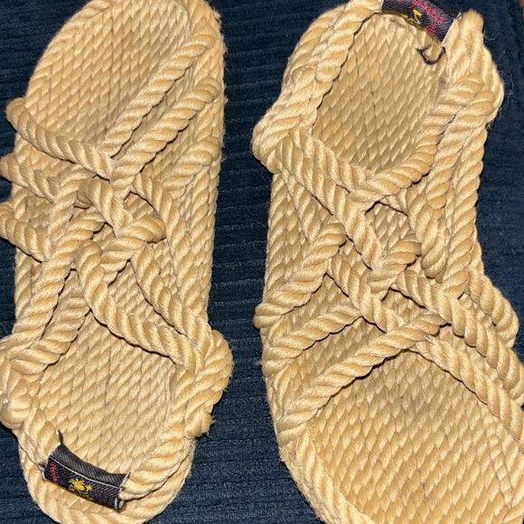 Tan Rope Sandals - Picture 2 of 5